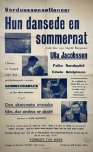 Hon dansade en sommar - Danish Movie Poster (xs thumbnail)