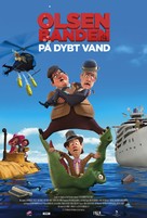 Olsen Banden p&aring; dybt vand - Danish Movie Poster (xs thumbnail)