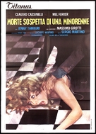 Morte sospetta di una minorenne - Italian Movie Poster (xs thumbnail)