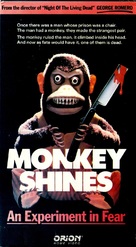Monkey Shines - VHS movie cover (xs thumbnail)