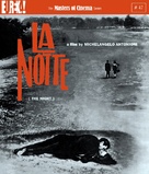 La notte - British Blu-Ray movie cover (xs thumbnail)