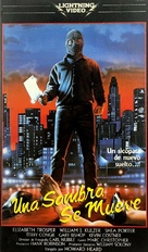 Shadows Run Black - Spanish VHS movie cover (xs thumbnail)