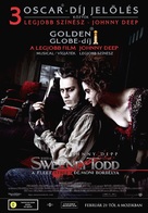 Sweeney Todd: The Demon Barber of Fleet Street - Hungarian Movie Poster (xs thumbnail)