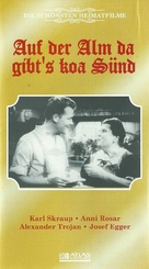 Auf der Alm, da gibt&#039;s ka S&uuml;nd&#039; - German VHS movie cover (xs thumbnail)