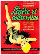 L&eacute;g&egrave;re et court v&ecirc;tue - French Movie Poster (xs thumbnail)