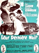 Leur derni&egrave;re nuit - French Movie Poster (xs thumbnail)
