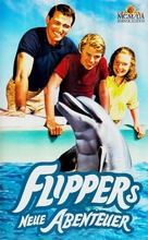 Flipper&#039;s New Adventure - German VHS movie cover (xs thumbnail)