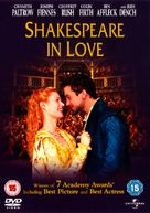 Shakespeare In Love - British DVD movie cover (xs thumbnail)