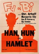 Han, hun og Hamlet - Danish Movie Poster (xs thumbnail)