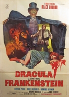 Dr&aacute;cula contra Frankenstein - Italian Movie Poster (xs thumbnail)