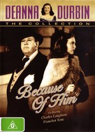 Because of Him - Australian DVD movie cover (xs thumbnail)