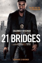 21 Bridges - Swedish Movie Poster (xs thumbnail)