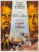 The Agony and the Ecstasy - French Movie Poster (xs thumbnail)