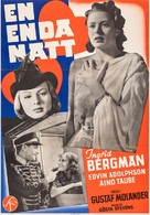 En enda natt - Swedish Movie Poster (xs thumbnail)