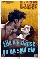 Hon dansade en sommar - French Movie Poster (xs thumbnail)
