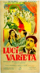 Luci del variet&agrave; - Italian Movie Poster (xs thumbnail)