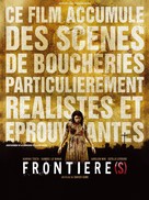 Fronti&egrave;re(s) - French poster (xs thumbnail)