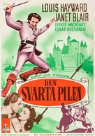 The Black Arrow - Swedish Movie Poster (xs thumbnail)