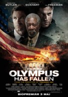 Olympus Has Fallen - Swedish Movie Poster (xs thumbnail)