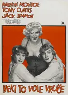 Some Like It Hot - Yugoslav Movie Poster (xs thumbnail)