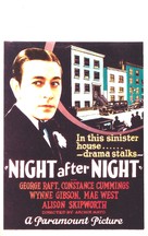 Night After Night - Movie Poster (xs thumbnail)