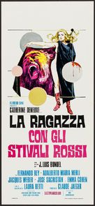 La femme aux bottes rouges - Italian Movie Poster (xs thumbnail)