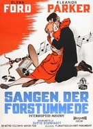 Interrupted Melody - Danish Movie Poster (xs thumbnail)