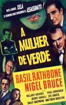 The Woman in Green - Brazilian Movie Poster (xs thumbnail)