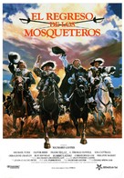 The Return of the Musketeers - Spanish Movie Poster (xs thumbnail)