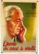 L&#039;homme qui cherche la v&eacute;rit&eacute; - Italian Movie Poster (xs thumbnail)