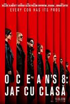Ocean&#039;s 8 - Romanian Movie Poster (xs thumbnail)