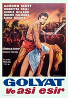 Goliath e la schiava ribelle - Turkish Movie Poster (xs thumbnail)