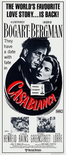 Casablanca - Australian Re-release movie poster (xs thumbnail)