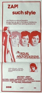 The Final Programme - Australian Movie Poster (xs thumbnail)
