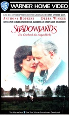 Shadowlands - German VHS movie cover (xs thumbnail)