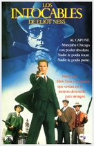The Untouchables - Spanish VHS movie cover (xs thumbnail)