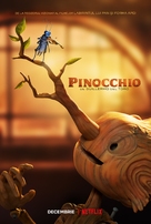 Guillermo del Toro&#039;s Pinocchio - Romanian Movie Poster (xs thumbnail)