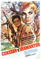Popi&oacute;l i diament - Spanish Movie Poster (xs thumbnail)