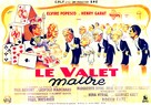 Le valet ma&icirc;tre - French Movie Poster (xs thumbnail)