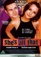 She&#039;s All That - Danish DVD movie cover (xs thumbnail)