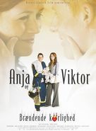 Anja og Viktor - br&aelig;ndende k&aelig;rlighed - Danish Movie Poster (xs thumbnail)