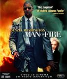 Man on Fire - French HD-DVD movie cover (xs thumbnail)