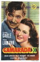Comrade X - Spanish Movie Poster (xs thumbnail)