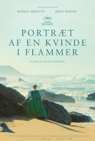 Portrait de la jeune fille en feu - Danish Movie Poster (xs thumbnail)