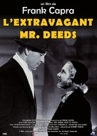 Mr. Deeds Goes to Town - French Re-release movie poster (xs thumbnail)