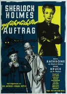 Sherlock Holmes in Washington - German Movie Poster (xs thumbnail)