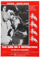 The Girl on a Motocycle - Spanish Movie Poster (xs thumbnail)