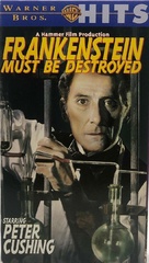 Frankenstein Must Be Destroyed - VHS movie cover (xs thumbnail)
