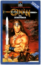Conan The Destroyer - German VHS movie cover (xs thumbnail)