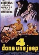 Die Vier im Jeep - French Movie Poster (xs thumbnail)
